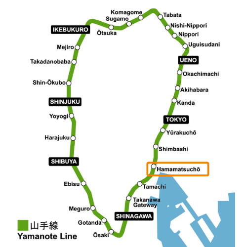 Yamanote Line Map