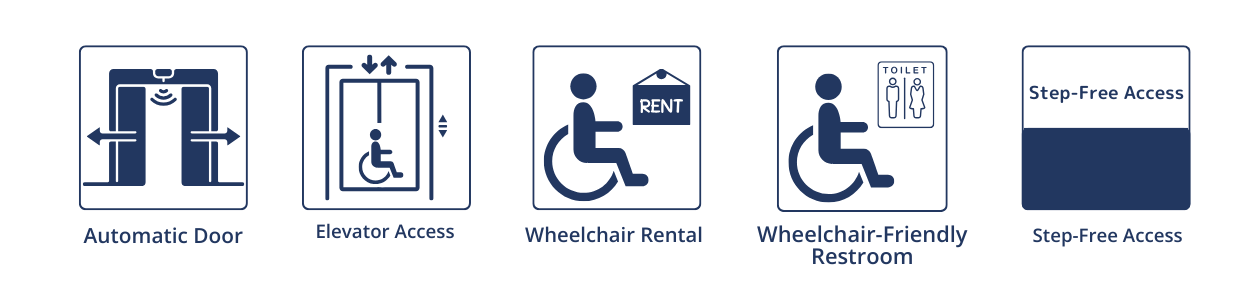 Sanyo Department Store accessibility information